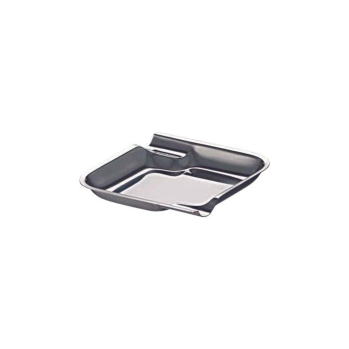 Posacenere quadro in acciaio inox 18/10. 10x10x1.5 cm