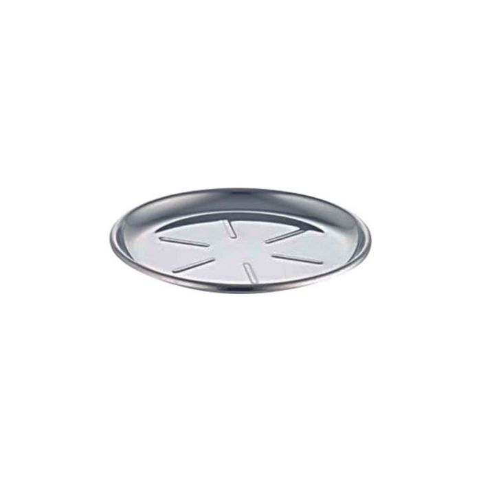 Sottobicchiere rigato in acciaio inox 18/10