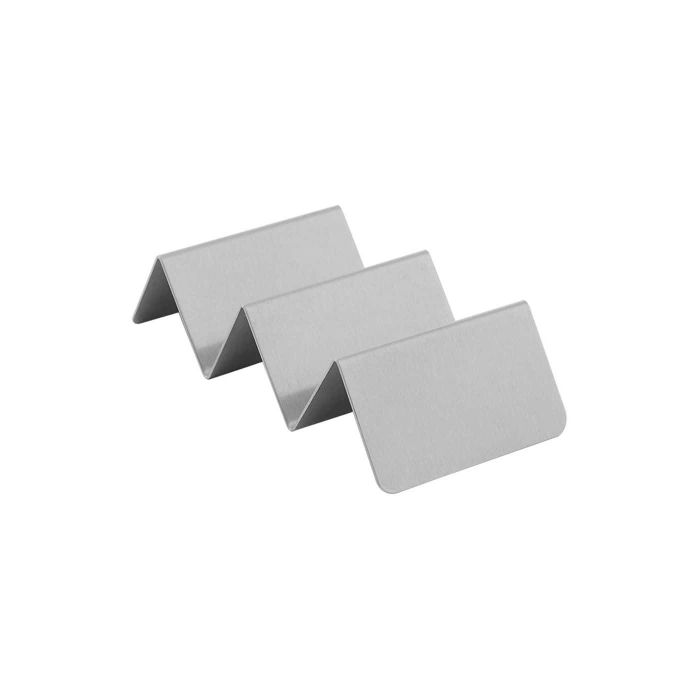 Porta Tacos in acciaio inox 18/10. 13.5x5.5x3.5 cm