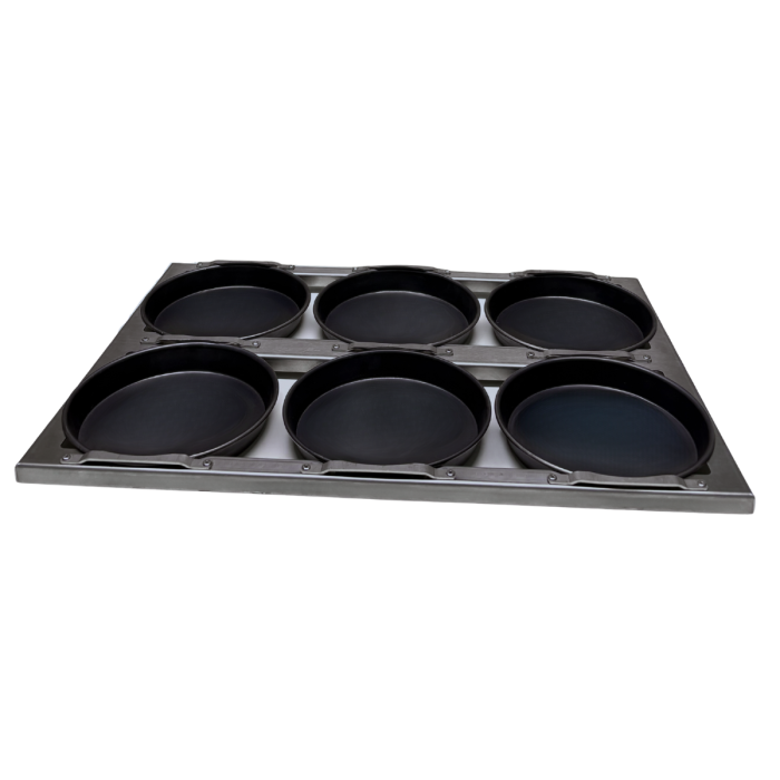 Telaio professionale portateglie - Teglie Ø16 h 2,5 e telaio 52x35 cm