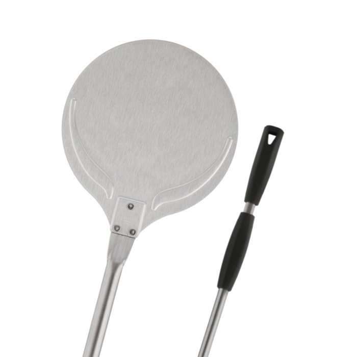 Pala a sfornare in acciaio inox 18/10 con manico scorrevole grigio