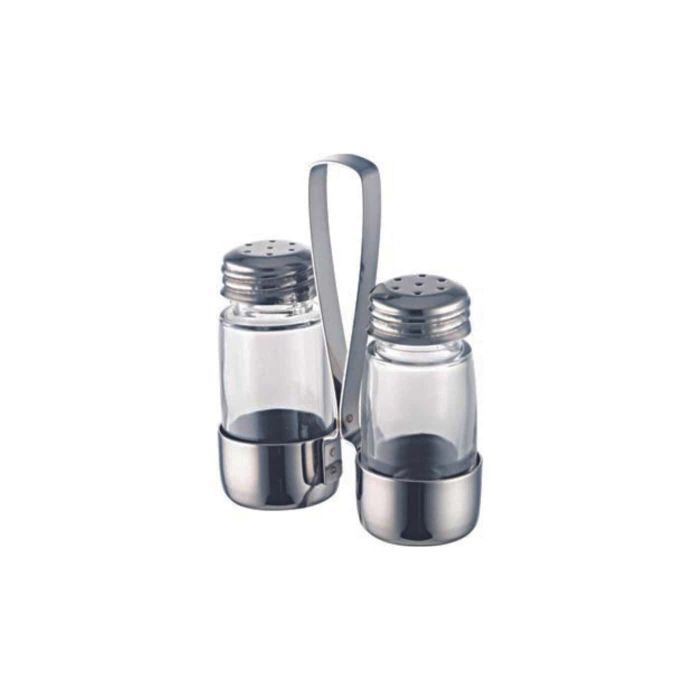 Set Cusio. sale/pepe. in acciaio inox 18/10 e vetro