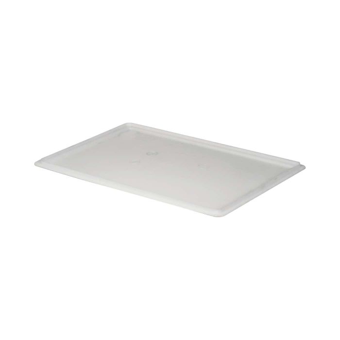 Coperchio copricassetta pizza in polietilene alimentare bianco. 60x40 cm