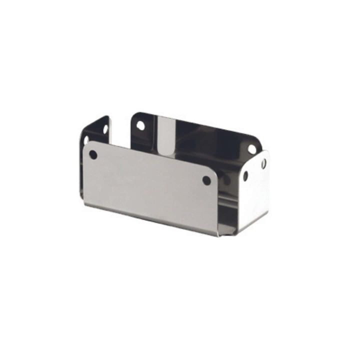 Portabustine Cubic in acciaio inox 18/10. 12x6x4.2 cm