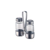 Set Cusio. sale/pepe. in acciaio inox 18/10 e vetro