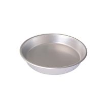 Teglia tonda in alluminio con bordo alto, h.5 cm