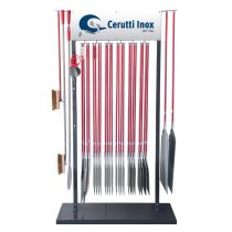 Espositore porta pale ed accessori per pizzeria