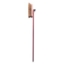 Spazzola rettangolare 22.5 cm setole in ottone. raschiatore e manico in alluminio anodizzato 150 cm