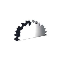 Portatovaglioli Spot in acciaio inox 18/10. 15.3x3x7.5 cm